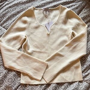 Elegant Cream Women's Blouse